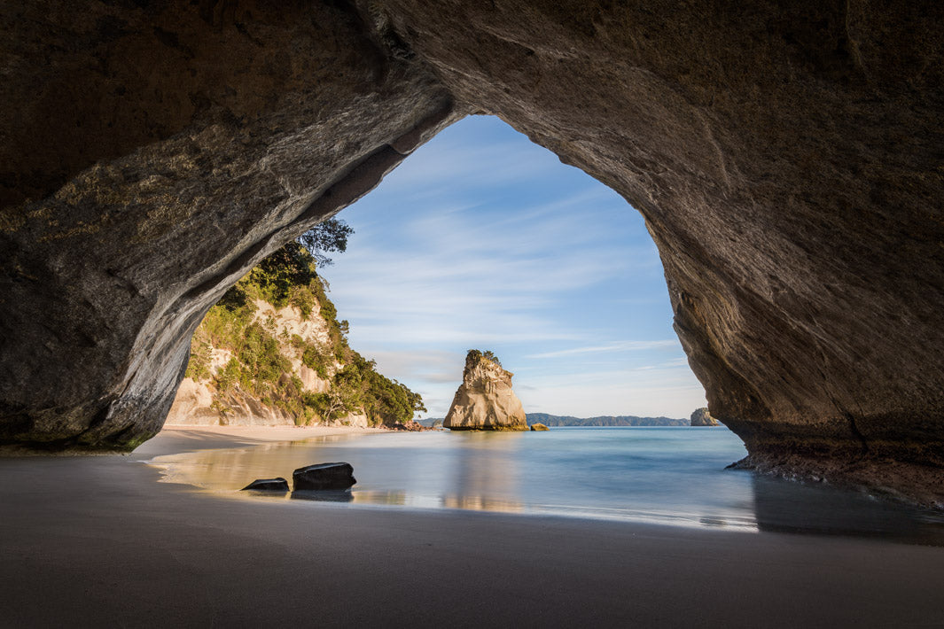 Coromandel Nz Cathedral Cove Landscape Photo Print Newzealandscapes