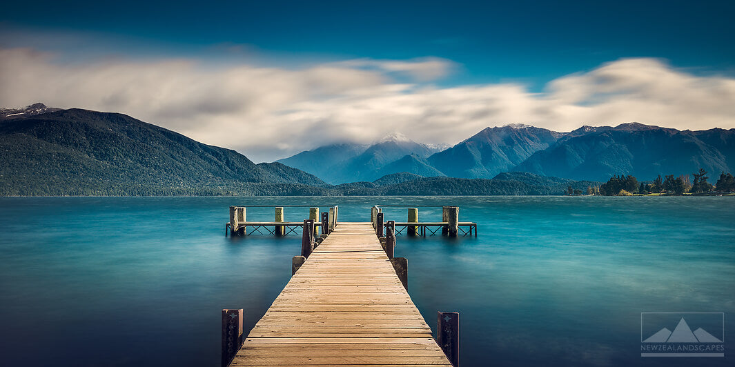 Hotsell Lake Ohau Jetty, New Zealand Mono